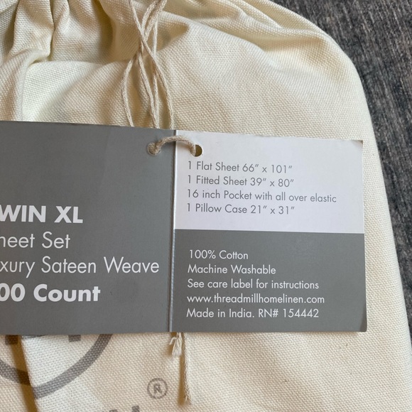 Threadmill Twin XL Sheet Set - Picture 2 of 3